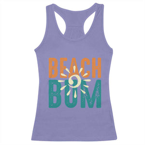 Funny Beach Bum Summer Vacation Racerback Tank Top Beach Life Sun Light TS11 Violet Print Your Wear
