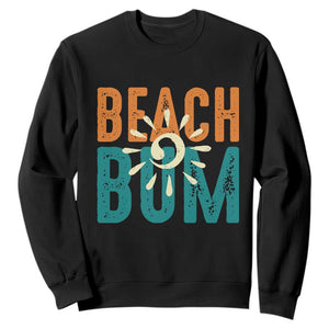 Funny Beach Bum Summer Vacation Sweatshirt Beach Life Sun Light TS11 Black Print Your Wear