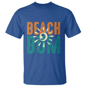 Funny Beach Bum Summer Vacation T Shirt Beach Life Sun Light TS11 Royal Blue Print Your Wear
