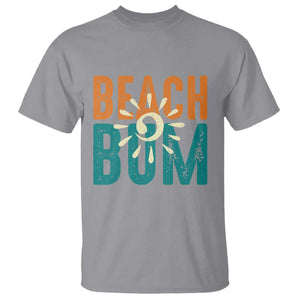 Funny Beach Bum Summer Vacation T Shirt Beach Life Sun Light TS11 Sport Gray Print Your Wear