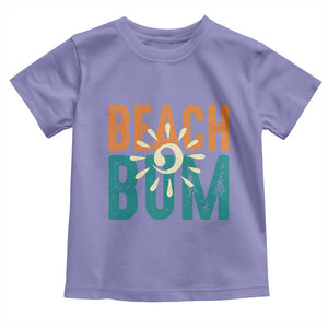 Funny Beach Bum Summer Vacation Toddler T Shirt Beach Life Sun Light TS11 Violet Print Your Wear