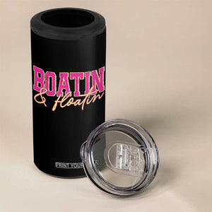 Funny Boating And Floatin 4 in 1 Can Cooler Tumbler Summer Vacation Boat Lake Life TS11 Print Your Wear