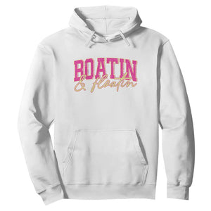 Funny Boating And Floatin Hoodie Summer Vacation Boat Lake Life TS11 White Print Your Wear