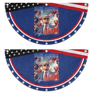 Funny Trump 4th of July Patriotic Fan Flag Make America Boom Again American Flag