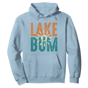 Funny Lake Bum Summer Vacation Hoodie Lake Life Sun Light TS11 Light Blue Print Your Wear