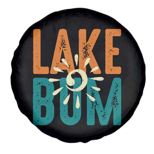 Funny Lake Bum Summer Vacation Spare Tire Cover Lake Life Sun Light TS11 Print Your Wear