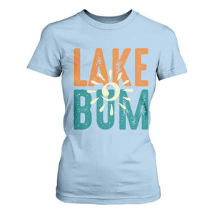 Funny Lake Bum Summer Vacation T Shirt For Women Lake Life Sun Light TS11 Light Blue Print Your Wear