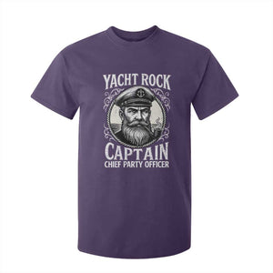 Funny Yacht Rock Captain T Shirt For Kid Chief Party Officer Pontoon Boat Sailor TS11 Purple Print Your Wear
