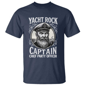 Funny Yacht Rock Captain T Shirt Chief Party Officer Pontoon Boat Sailor TS11 Navy Print Your Wear