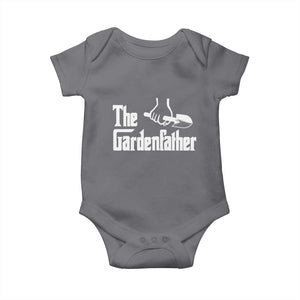 The Gardenfather Baby Onesie Gardener Parody Gardening Fathers Day TS11 Charcoal Print Your Wear