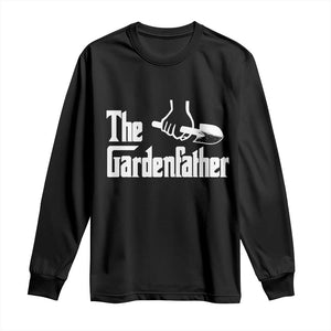 The Gardenfather Long Sleeve Shirt Gardener Parody Gardening Fathers Day TS11 Black Print Your Wear
