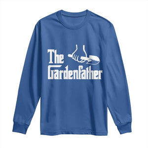 The Gardenfather Long Sleeve Shirt Gardener Parody Gardening Fathers Day TS11 Royal Blue Print Your Wear
