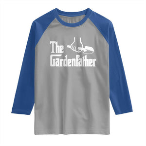 The Gardenfather Raglan Shirt Gardener Parody Gardening Fathers Day TS11 Sport Gray Royal Print Your Wear