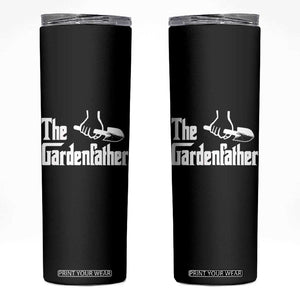 The Gardenfather Skinny Tumbler Gardener Parody Gardening Fathers Day TS11 Black Print Your Wear