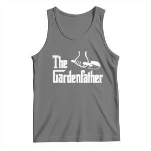 The Gardenfather Tank Top Gardener Parody Gardening Fathers Day TS11 Black Heather Print Your Wear