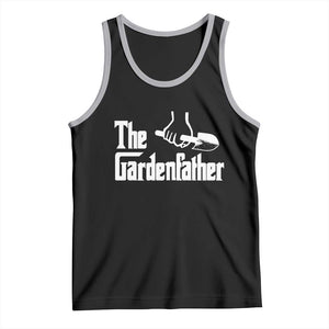 The Gardenfather Tank Top Gardener Parody Gardening Fathers Day TS11 Black Athletic Heather Print Your Wear