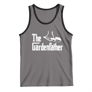 The Gardenfather Tank Top Gardener Parody Gardening Fathers Day TS11 Deep Heather Black Print Your Wear