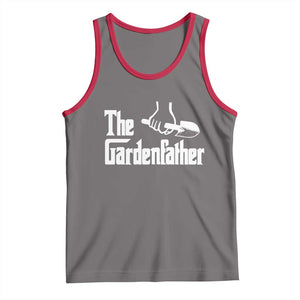 The Gardenfather Tank Top Gardener Parody Gardening Fathers Day TS11 Deep Heather Red Print Your Wear
