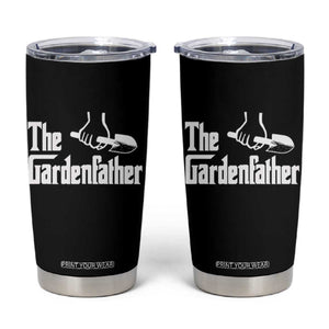 The Gardenfather Tumbler Cup Gardener Parody Gardening Fathers Day TS11 Black Print Your Wear
