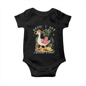 Funny Oops I Got Another Plant Baby Onesie Silly-Goose Gardener Plant Lady TS11 Black Print Your Wear