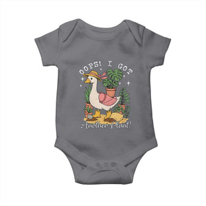 Funny Oops I Got Another Plant Baby Onesie Silly-Goose Gardener Plant Lady TS11 Charcoal Print Your Wear