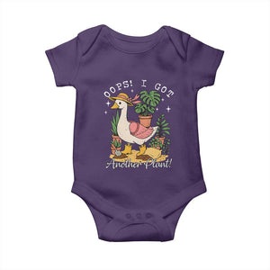 Funny Oops I Got Another Plant Baby Onesie Silly-Goose Gardener Plant Lady TS11 Purple Print Your Wear