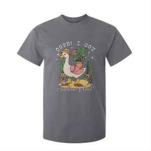 Funny Oops I Got Another Plant T Shirt For Kid Silly-Goose Gardener Plant Lady TS11 Charcoal Print Your Wear