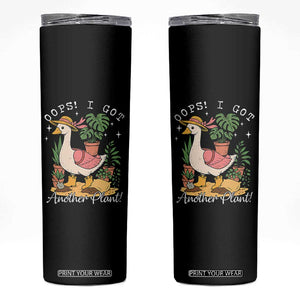 Funny Oops I Got Another Plant Skinny Tumbler Silly-Goose Gardener Plant Lady TS11 Black Print Your Wear