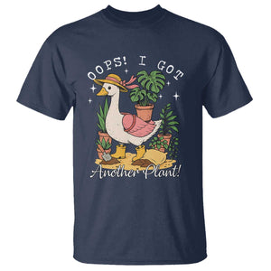 Funny Oops I Got Another Plant T Shirt Silly-Goose Gardener Plant Lady TS11 Navy Print Your Wear