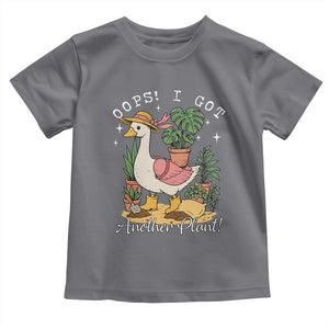 Funny Oops I Got Another Plant Toddler T Shirt Silly-Goose Gardener Plant Lady TS11 Charcoal Print Your Wear