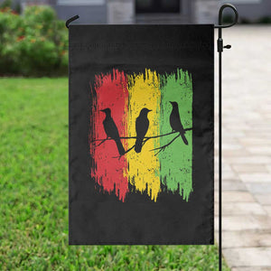 Three Birds Rasta Jamaica Reggae Music Garden Flag TS11 Print Your Wear