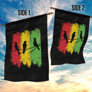 Three Birds Rasta Jamaica Reggae Music Garden Flag TS11 Print Your Wear