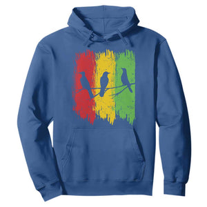 Three Birds Rasta Jamaica Reggae Music Hoodie TS11 Royal Blue Print Your Wear