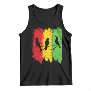 Three Birds Rasta Jamaica Reggae Music Tank Top TS11 Black Print Your Wear