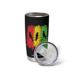 Three Birds Rasta Jamaica Reggae Music Tumbler Cup TS11 Print Your Wear
