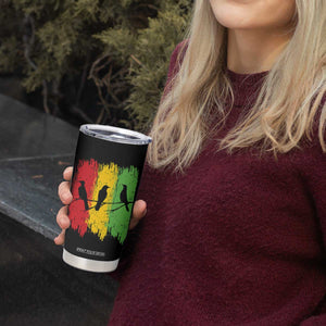 Three Birds Rasta Jamaica Reggae Music Tumbler Cup TS11 Print Your Wear