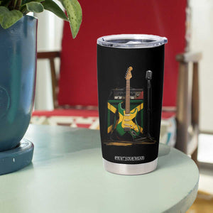 Reggae Guitar Jamaican Flag Amp Microphone Music Lover Tumbler Cup TS11 Print Your Wear