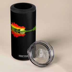 Reggae Music Guitar Lake Shadow Jamaica Rasta 4 in 1 Can Cooler Tumbler TS11 Print Your Wear