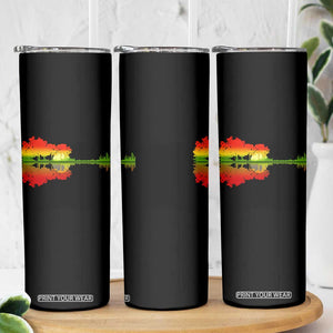 Reggae Music Guitar Lake Shadow Jamaica Rasta Skinny Tumbler TS11 Print Your Wear