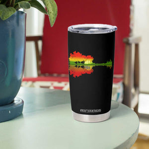 Reggae Music Guitar Lake Shadow Jamaica Rasta Tumbler Cup TS11 Print Your Wear
