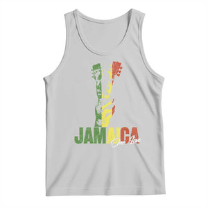 Jamaica One Love Reggae Music Tank Top Rasta Peace Hand Guitar TS11 Ash Print Your Wear