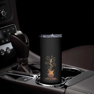 Nature Guitar Tree of Life Guitarist Artistic Roots Skinny Tumbler TS11 Print Your Wear