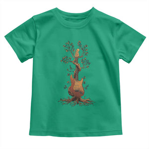 Nature Guitar Tree of Life Guitarist Artistic Roots Toddler T Shirt TS11 Irish Green Print Your Wear
