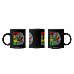Funny Jamaica Rasta Cannabis Weed Coffee Mug Its In My DNA TS11 Print Your Wear