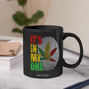 Funny Jamaica Rasta Cannabis Weed Coffee Mug Its In My DNA TS11 Print Your Wear