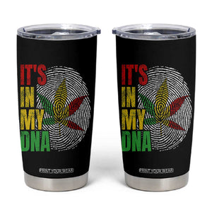 Funny Jamaica Rasta Cannabis Weed Tumbler Cup Its In My DNA TS11 Black Print Your Wear