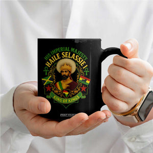 Haile Selassie Coffee Mug King Of Kings His Imperial Majesty Rastafari Flag TS11 Print Your Wear