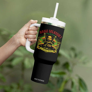 Haile Selassie Tumbler With Handle Ras Tafari King Of Kings His Imperial Majesty TS11 Print Your Wear