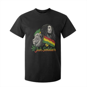 Jah Soldier T Shirt For Kid Lion Of Judah Reggae Rastafari Flag TS11 Black Print Your Wear