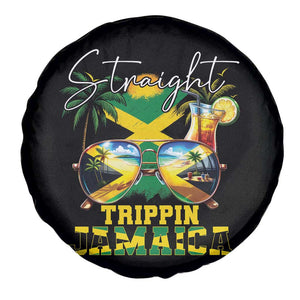 Straight Trippin Jamaica Spare Tire Cover Family Squad Summer Vacation TS11 Print Your Wear